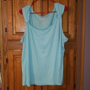 Plus size 2x women's summer sleeveless top